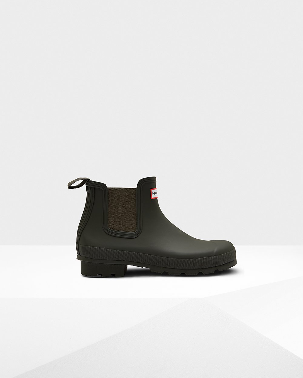 Botas Chelsea Hunter Hombre - Original - Verde Oscuro Oliva - IGHZRSO-79